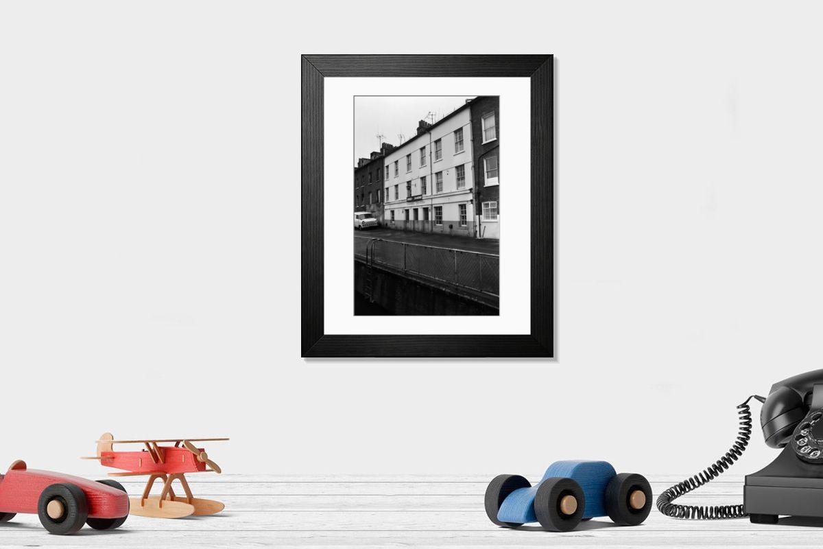 Shown hanging in a room: Modern 14"x12" (36x31cm)