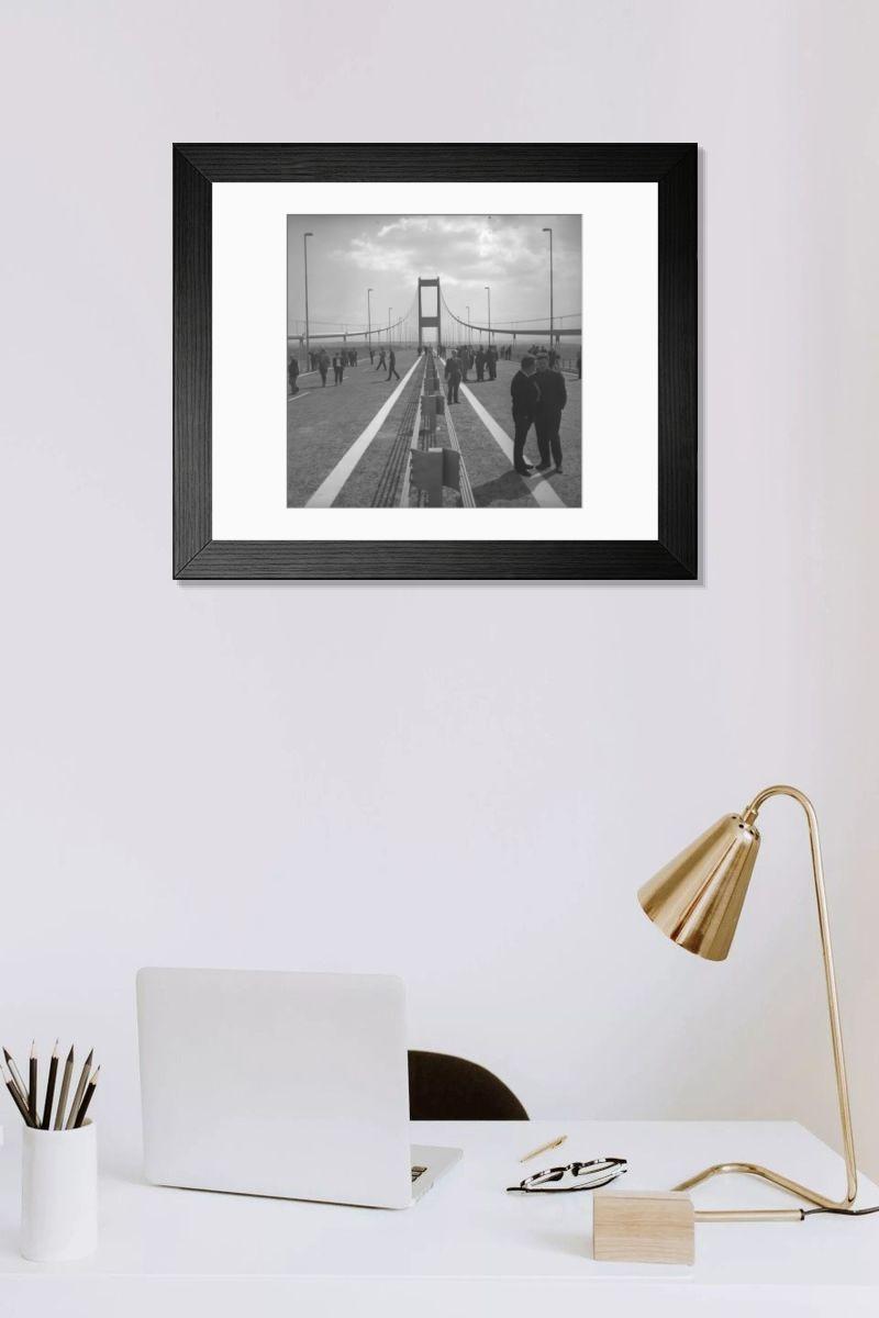 Shown hanging in a room: Modern 14"x12" (36x31cm)