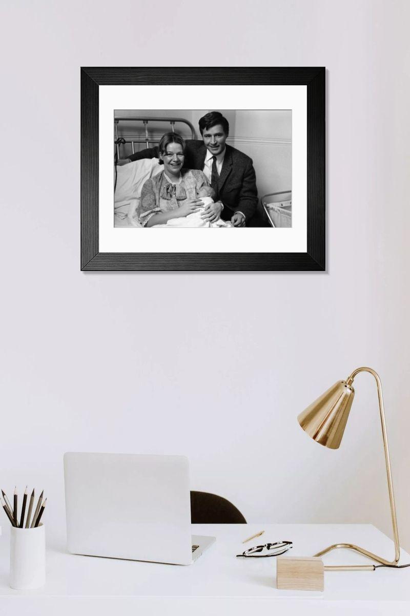 Shown hanging in a room: Modern 14"x12" (36x31cm)