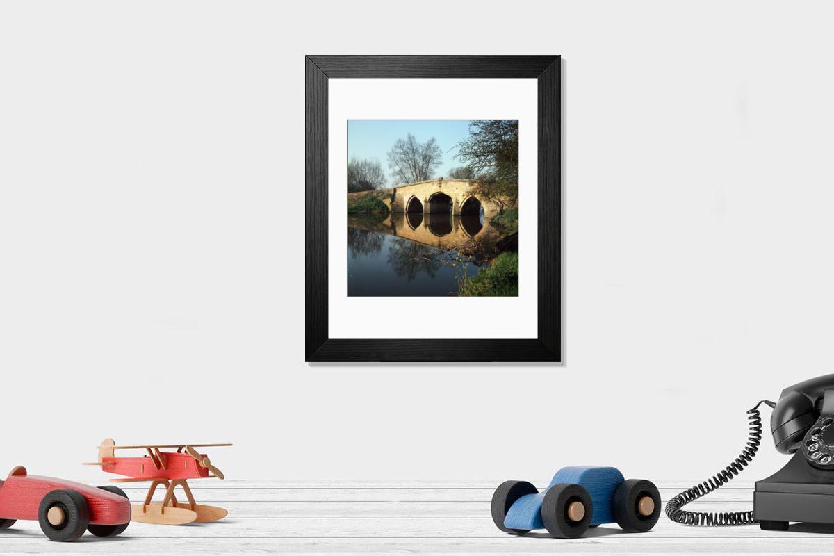 Shown hanging in a room: Modern 14"x12" (36x31cm)