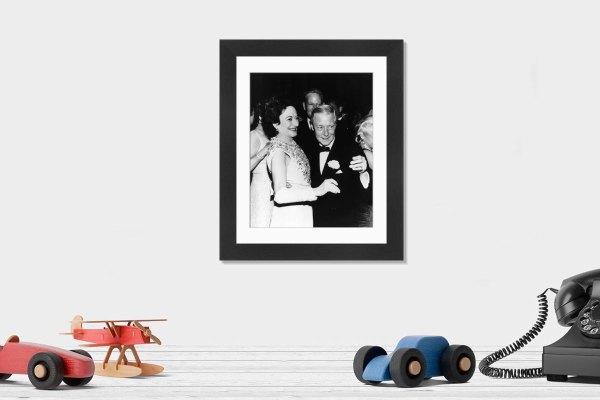 Duke and Duchess of Windsor at a Party Print (01148). Art Prints