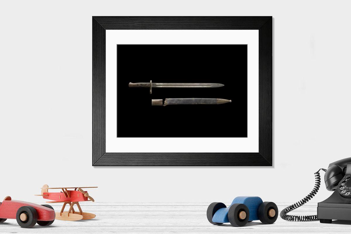 Shown hanging in a room: Modern 14"x12" (36x31cm)