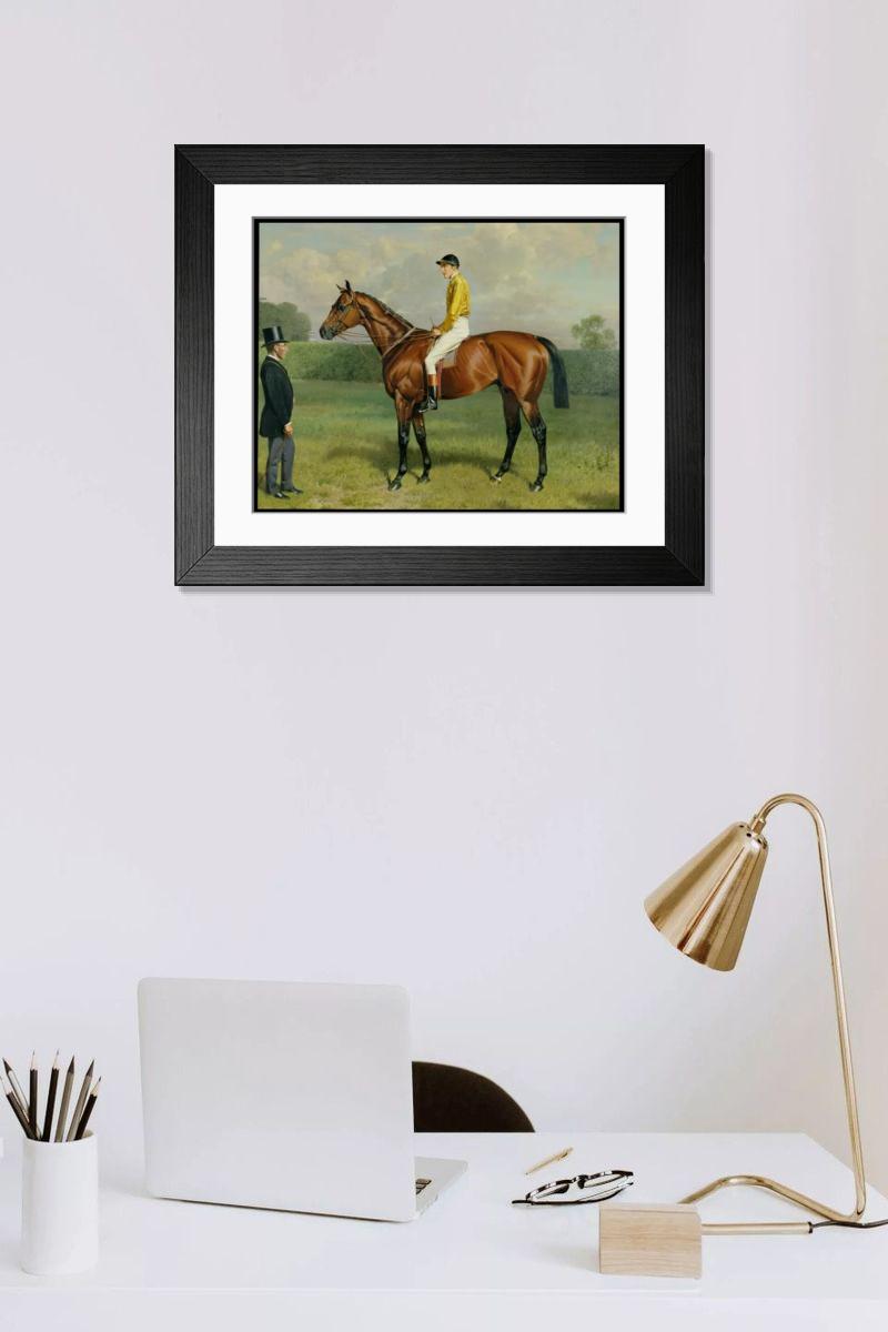 Shown hanging in a room: Modern 14"x12" (36x31cm)