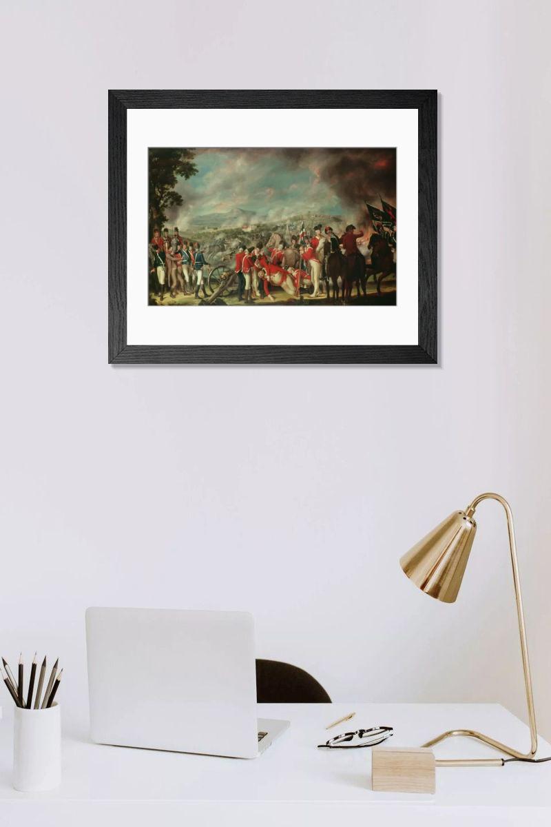 Shown hanging in a room: Modern 14"x12" (36x31cm)