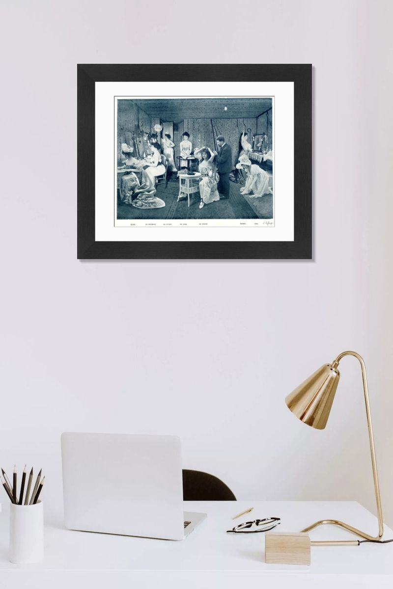Parisian Theatre Women's Dressing Room Print circa 1900. Art Prints, Posters & Puzzles from Mary Evans Parisian Theatre Women's Dressing Room Print circa 1900. Art Prints, Posters & Puzzles from Mary Evans