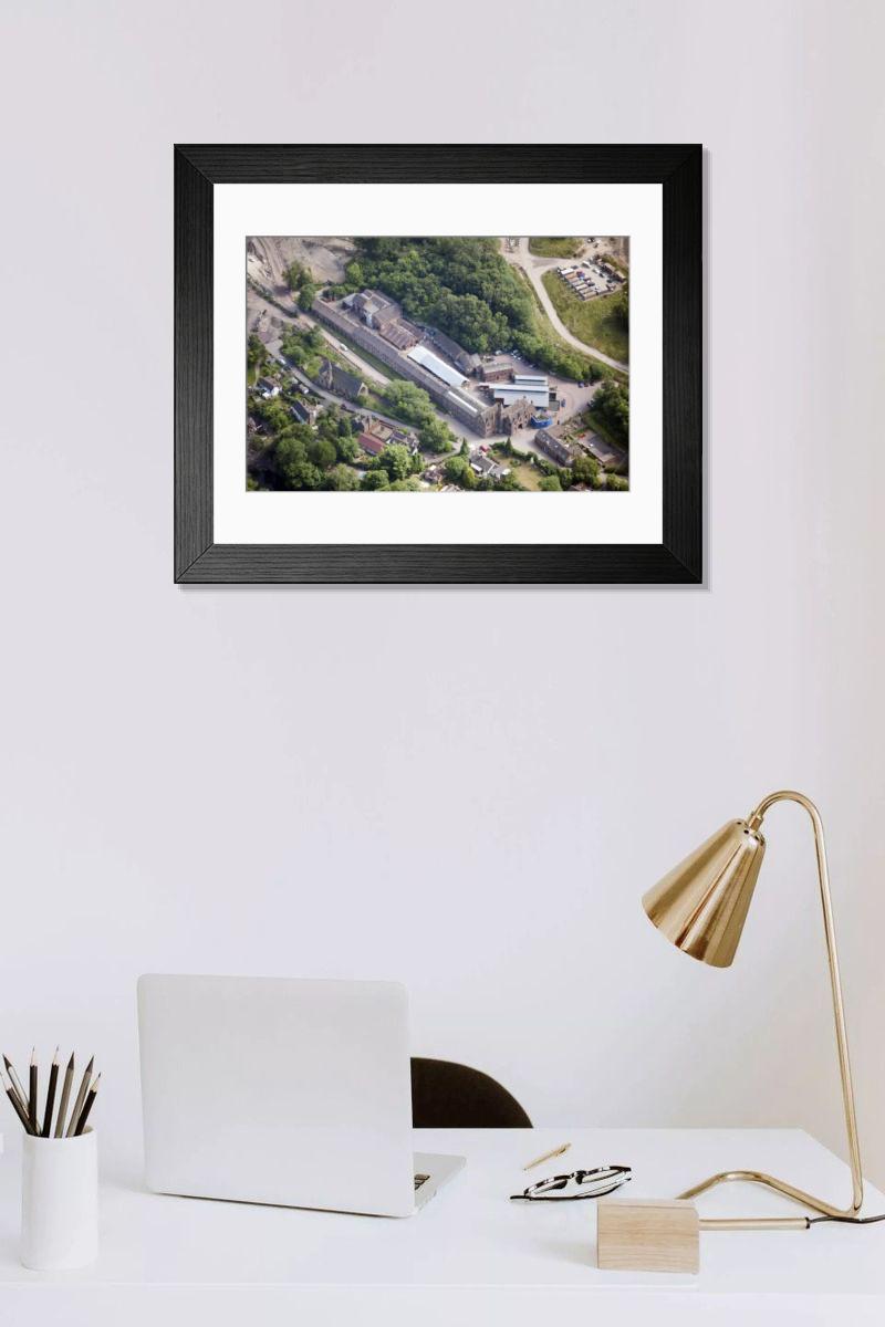 Shown hanging in a room: Modern 14"x12" (36x31cm)