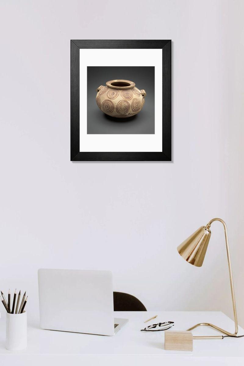 Shown hanging in a room: Modern 14"x12" (36x31cm)