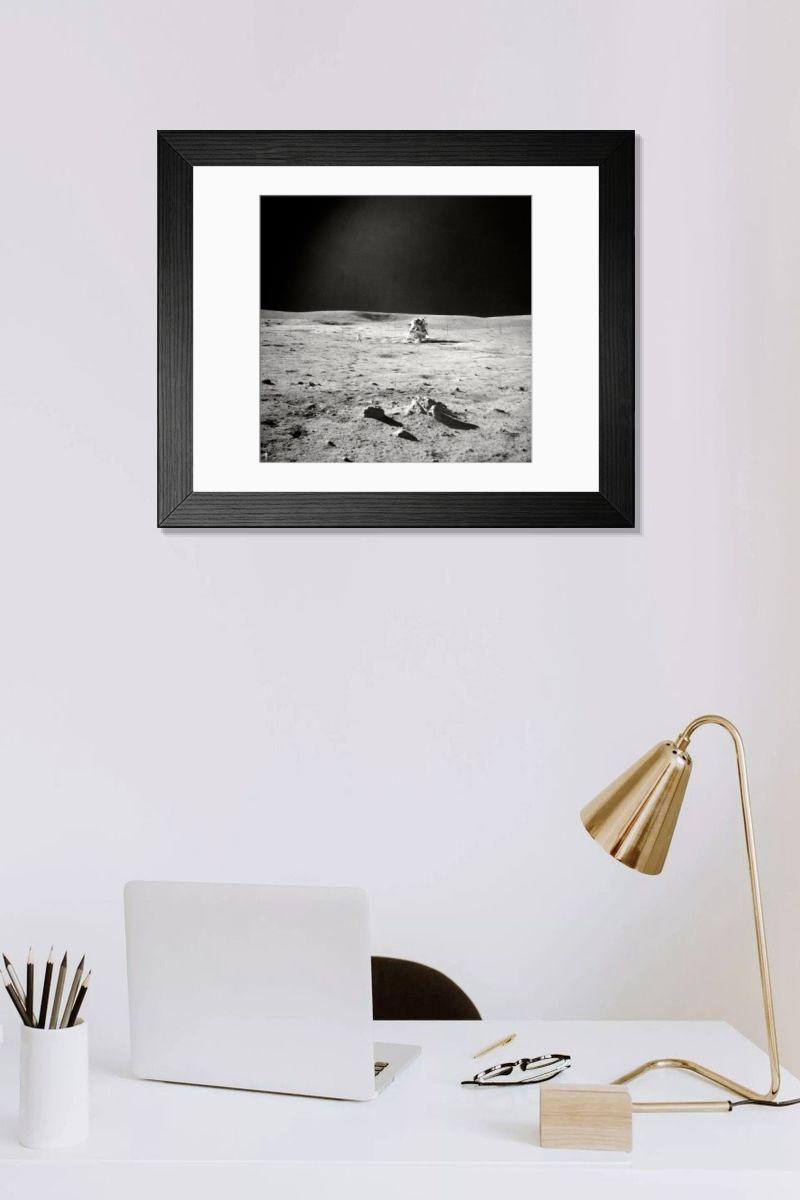 Shown hanging in a room: Modern 14"x12" (36x31cm)