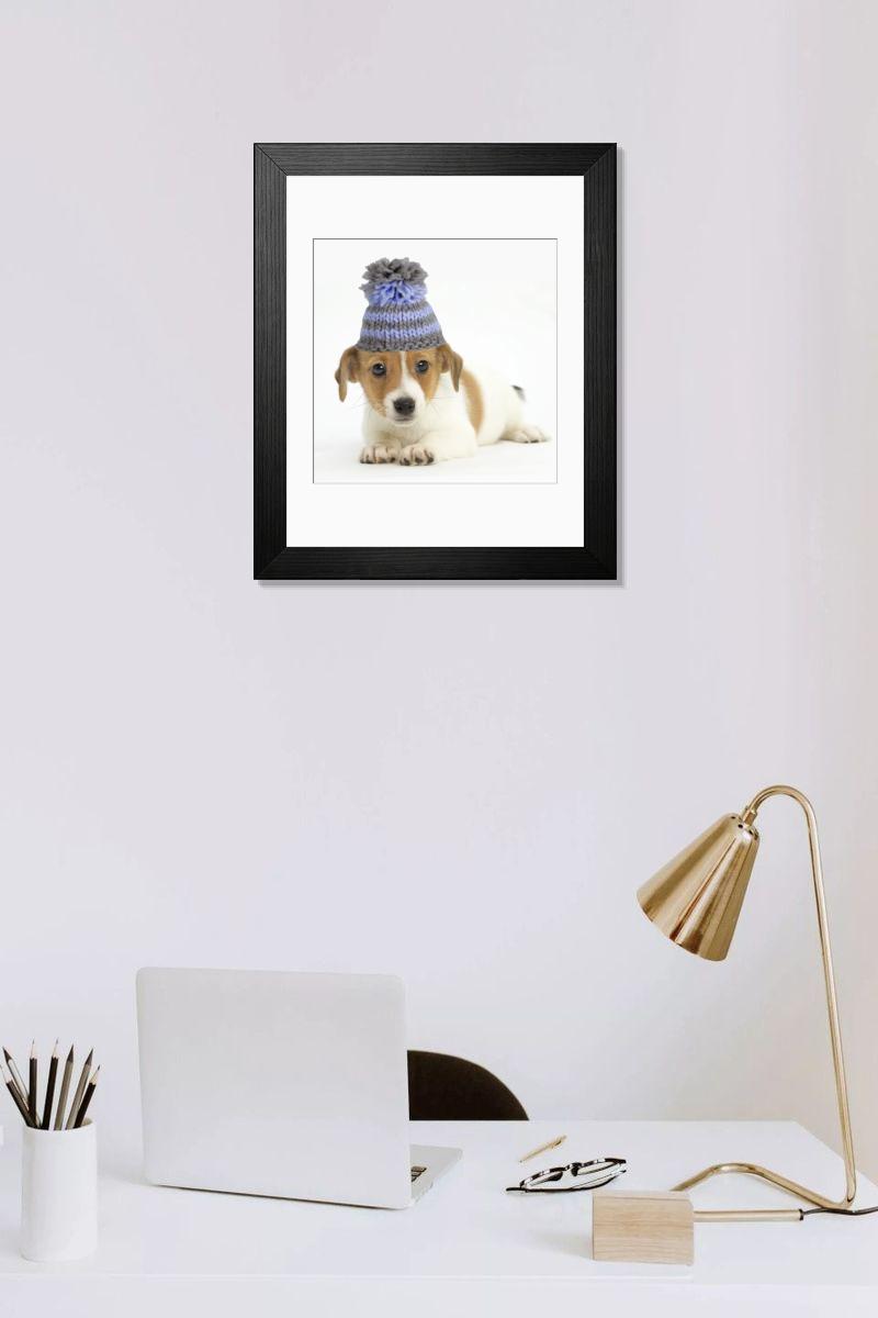 Shown hanging in a room: Modern 14"x12" (36x31cm)