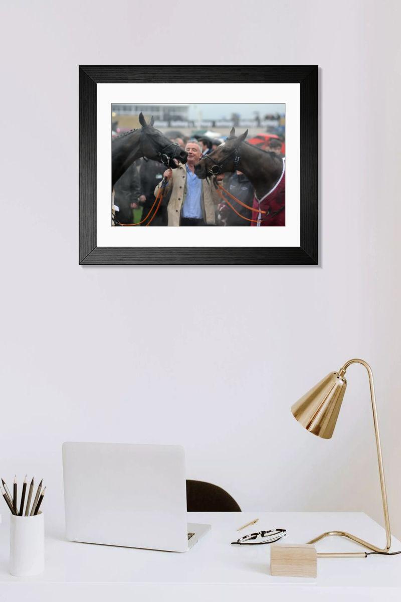 Shown hanging in a room: Modern 14"x12" (36x31cm)