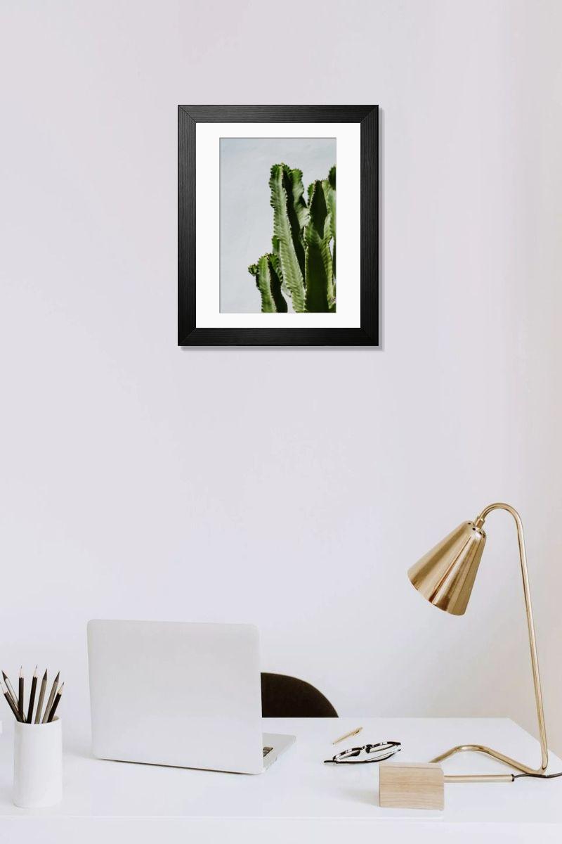 Shown hanging in a room: Modern 14"x12" (36x31cm)