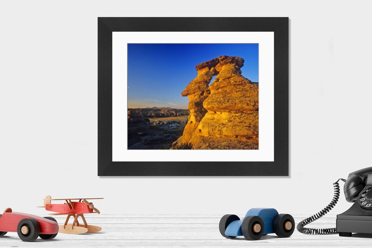 Badlands 英語1枚 Badlands of Writing on Stone Provincial Park Print. Art Prints