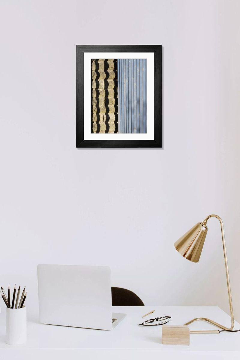 Shown hanging in a room: Modern 14"x12" (36x31cm)