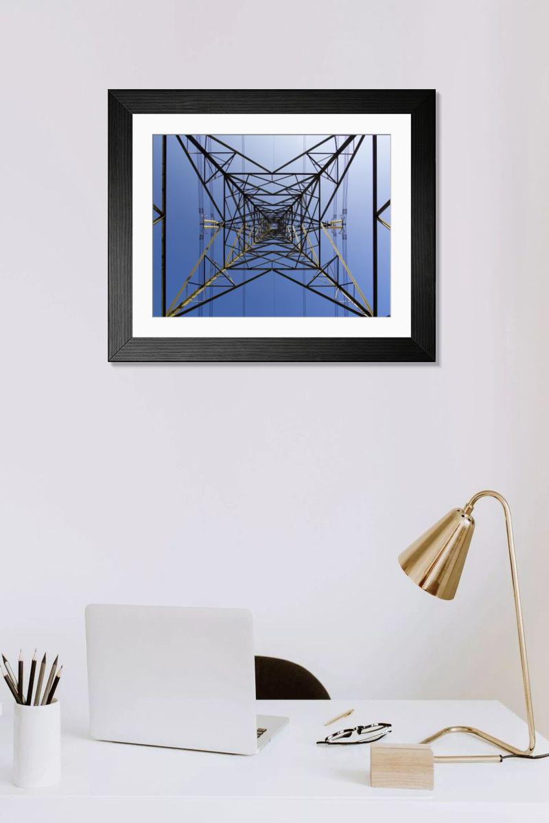 Shown hanging in a room: Modern 14"x12" (36x31cm)