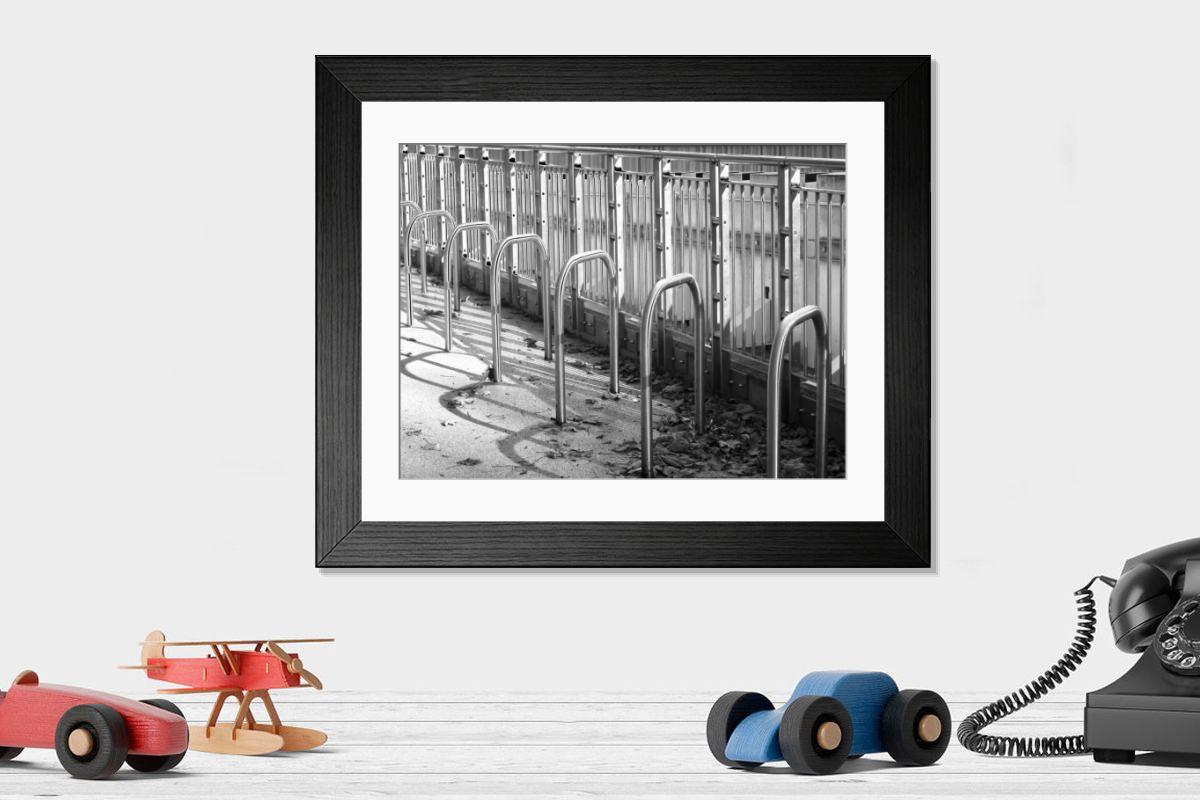 Shown hanging in a room: Modern 14"x12" (36x31cm)