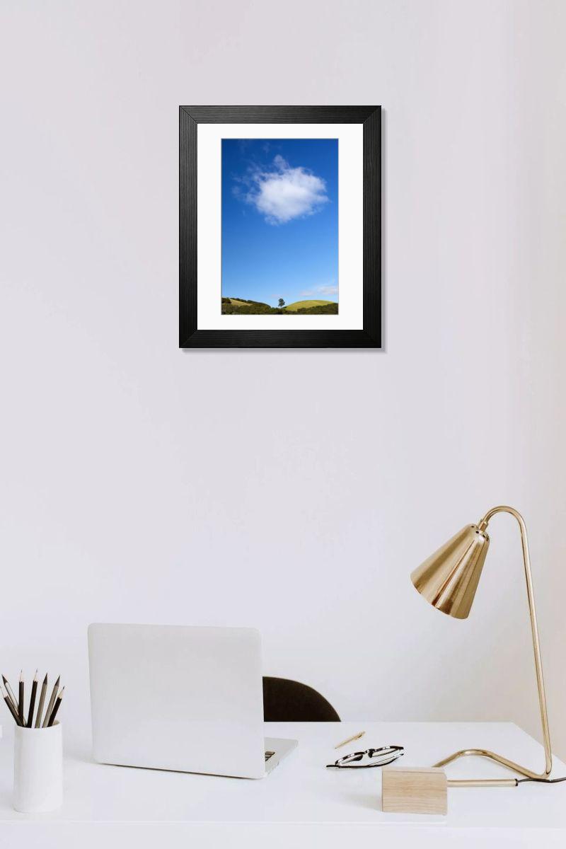 Shown hanging in a room: Modern 14"x12" (36x31cm)