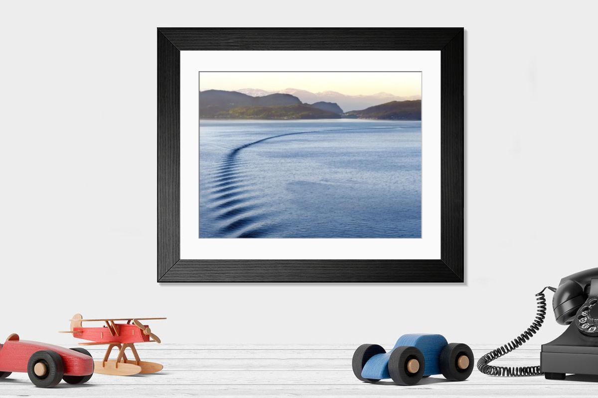 Shown hanging in a room: Modern 14"x12" (36x31cm)