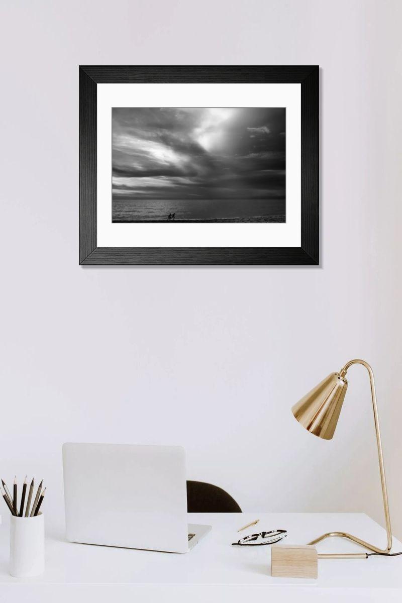 Shown hanging in a room: Modern 14"x12" (36x31cm)