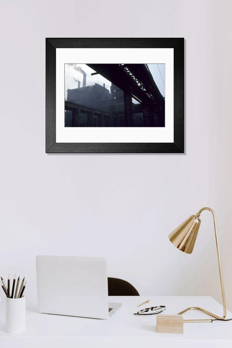 Shown hanging in a room: Modern 14"x12" (36x31cm)