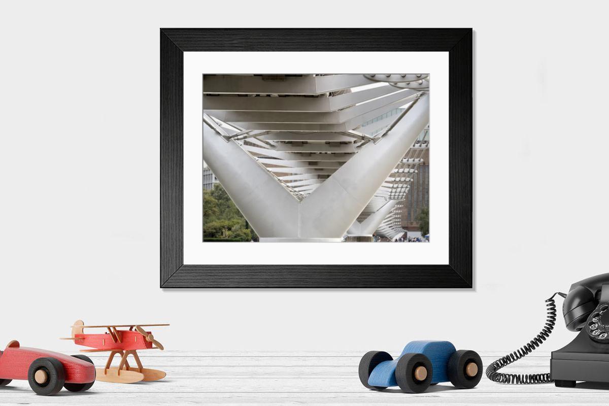 Shown hanging in a room: Modern 14"x12" (36x31cm)