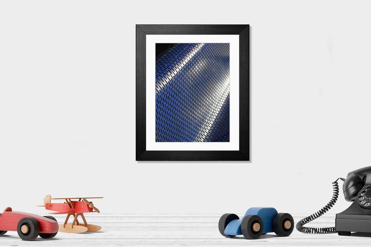 Shown hanging in a room: Modern 14"x12" (36x31cm)
