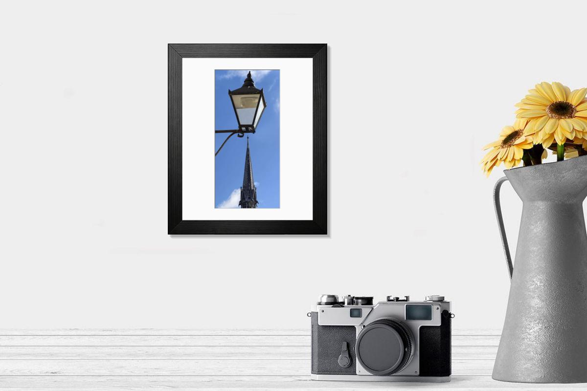 Shown hanging in a room: Modern 14"x12" (36x31cm)