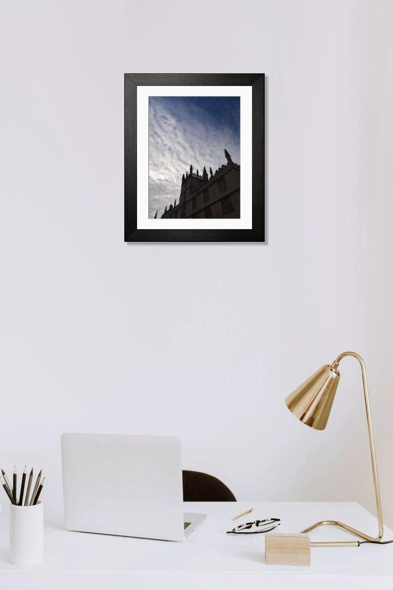 Shown hanging in a room: Modern 14"x12" (36x31cm)