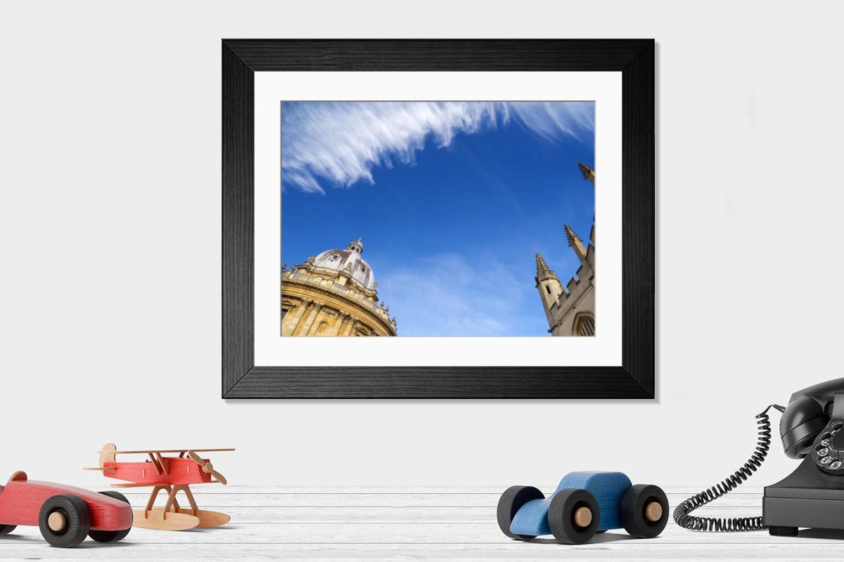 Shown hanging in a room: Modern 14"x12" (36x31cm)