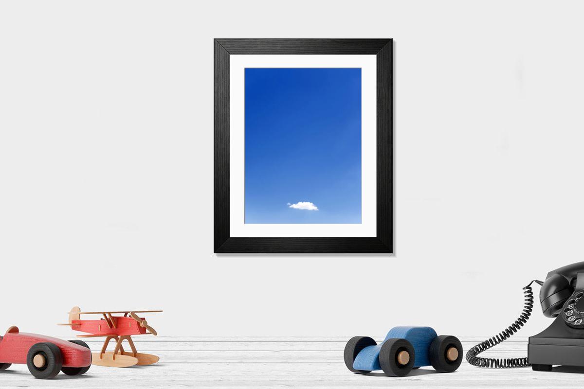 Shown hanging in a room: Modern 14"x12" (36x31cm)