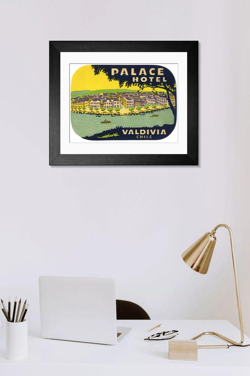 Shown hanging in a room: Modern 14"x12" (36x31cm)