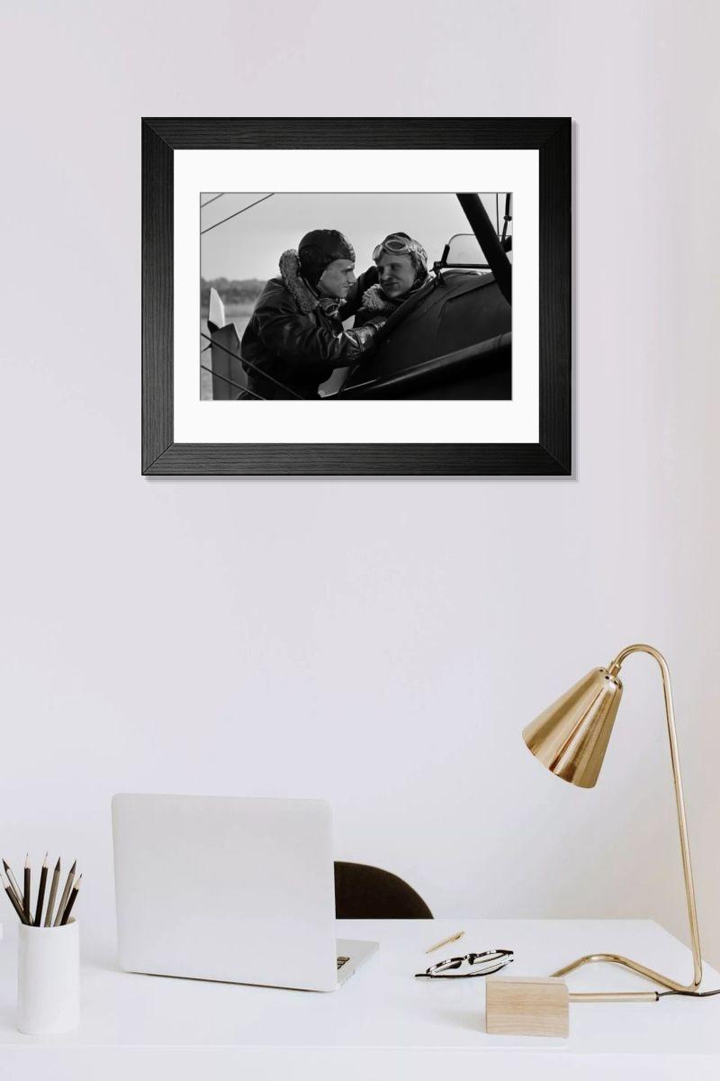 Shown hanging in a room: Modern 14"x12" (36x31cm)