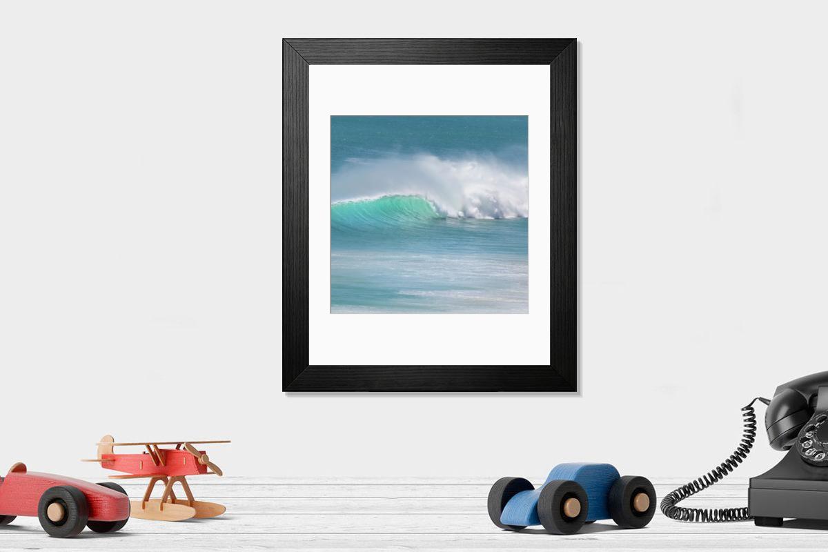Shown hanging in a room: Modern 14"x12" (36x31cm)