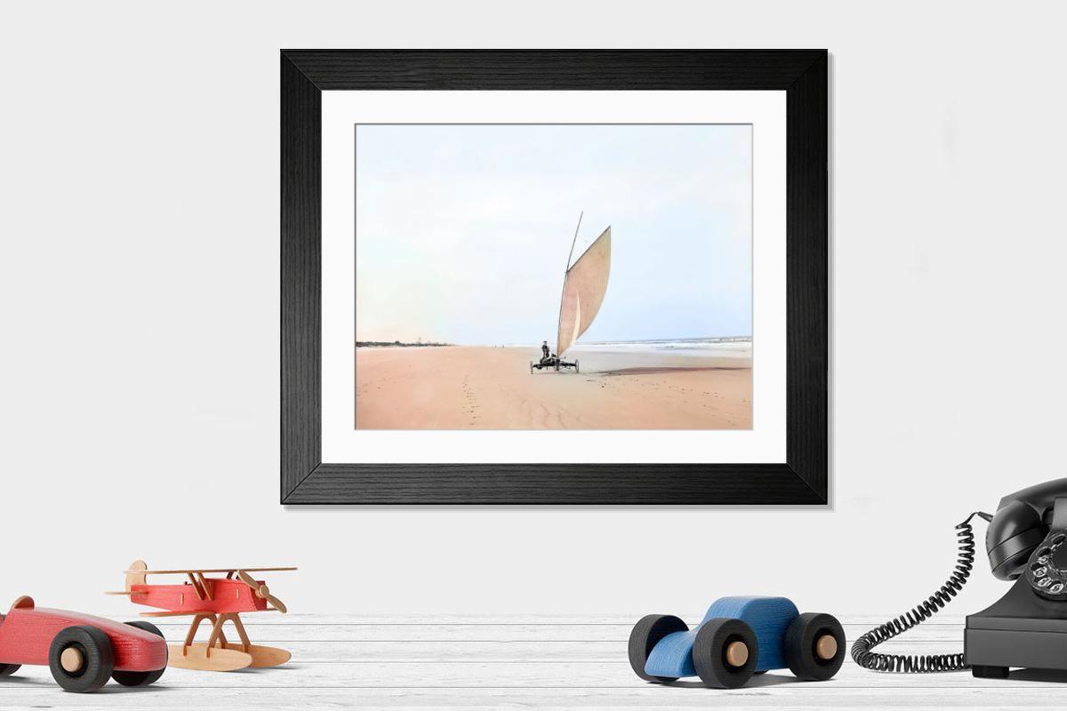 Shown hanging in a room: Modern 14"x12" (36x31cm)