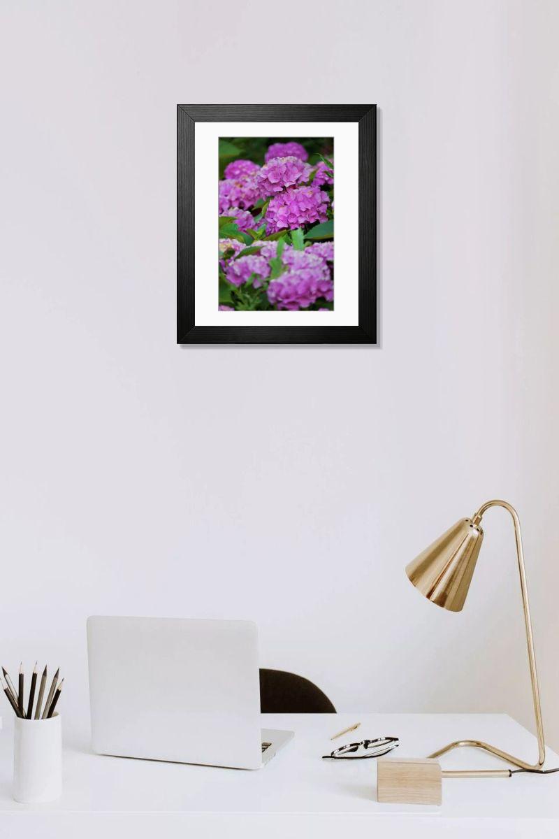 Shown hanging in a room: Modern 14"x12" (36x31cm)