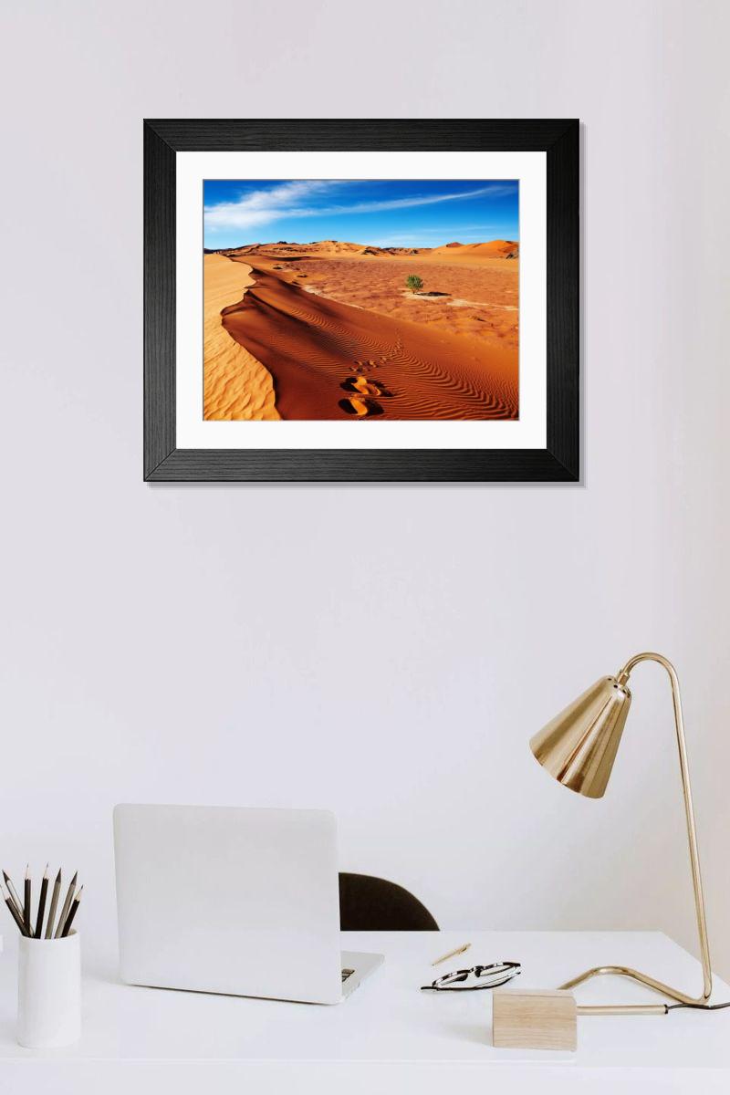 Shown hanging in a room: Modern 14"x12" (36x31cm)