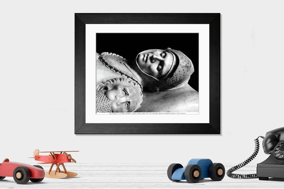 Shown hanging in a room: Modern 14"x12" (36x31cm)