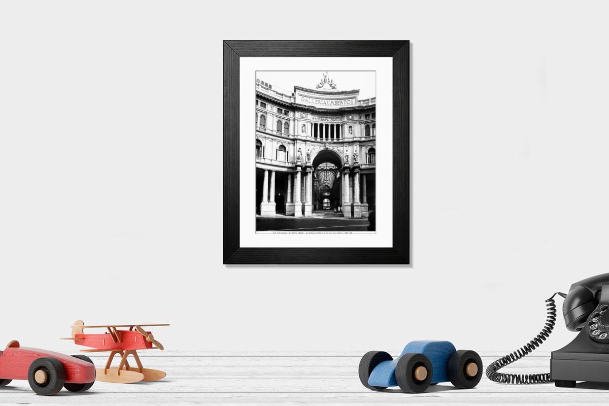 Shown hanging in a room: Cornice moderna 14"x12" (36x31cm)