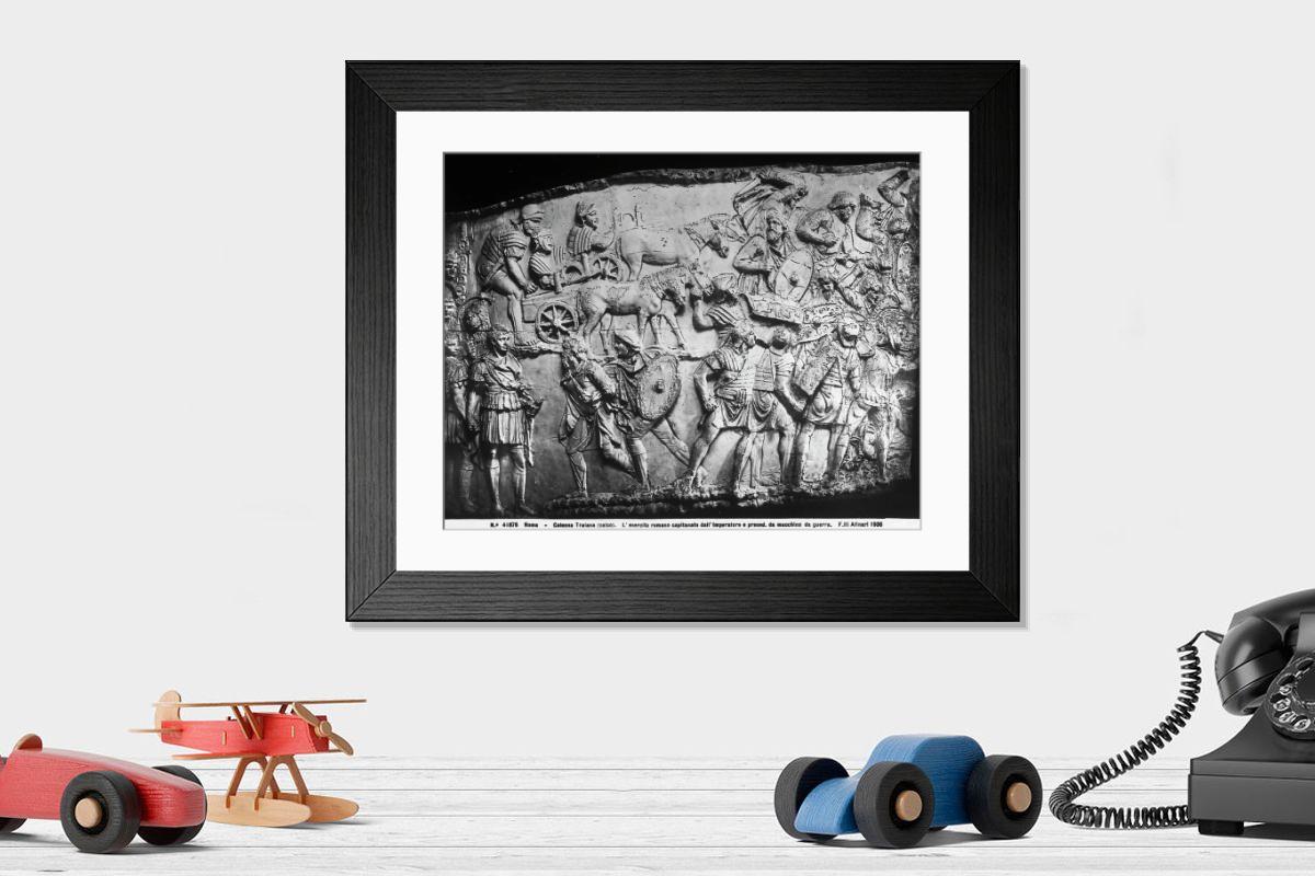 Shown hanging in a room: Modern 14"x12" (36x31cm)