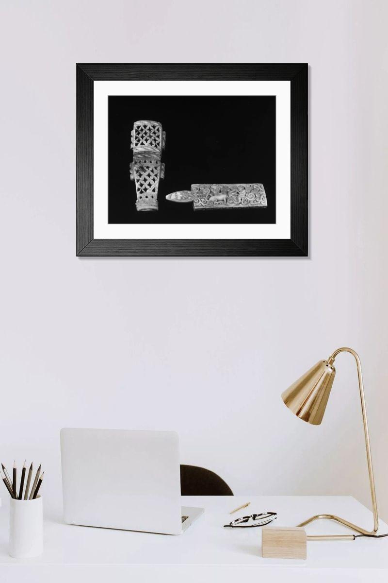 Shown hanging in a room: Modern 14"x12" (36x31cm)