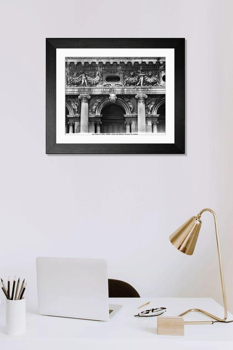 Shown hanging in a room: Modern 14"x12" (36x31cm)