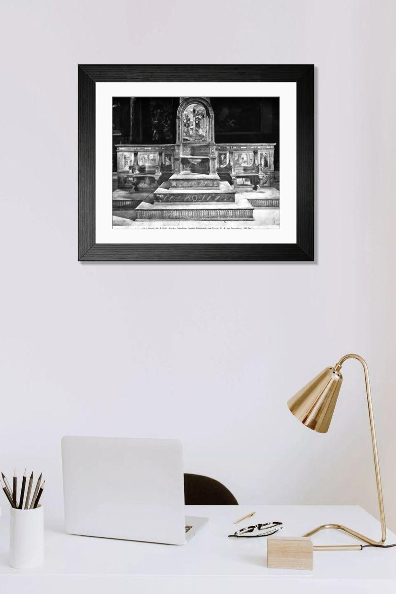 Shown hanging in a room: Modern 14"x12" (36x31cm)