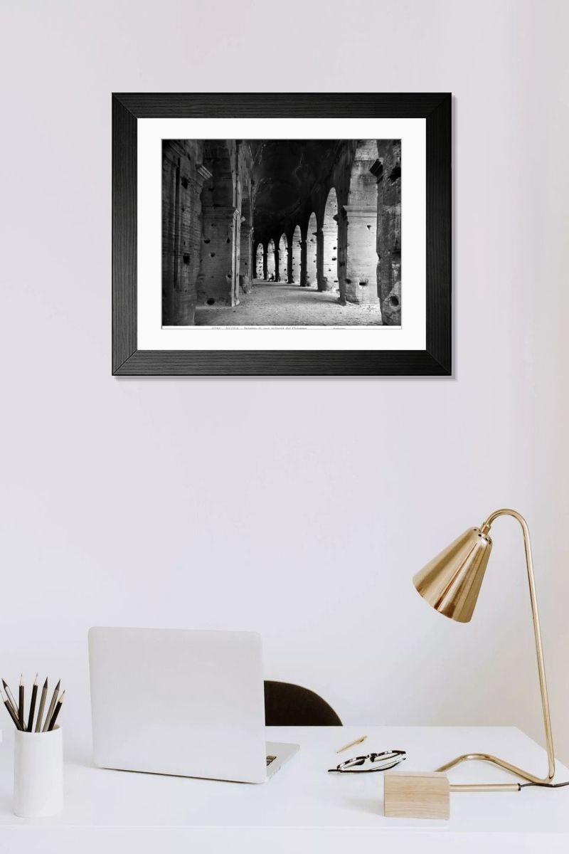 Shown hanging in a room: Modern 14"x12" (36x31cm)
