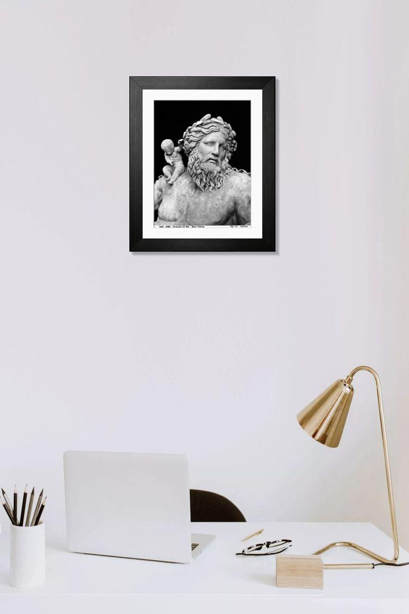 Shown hanging in a room: Modern 14"x12" (36x31cm)