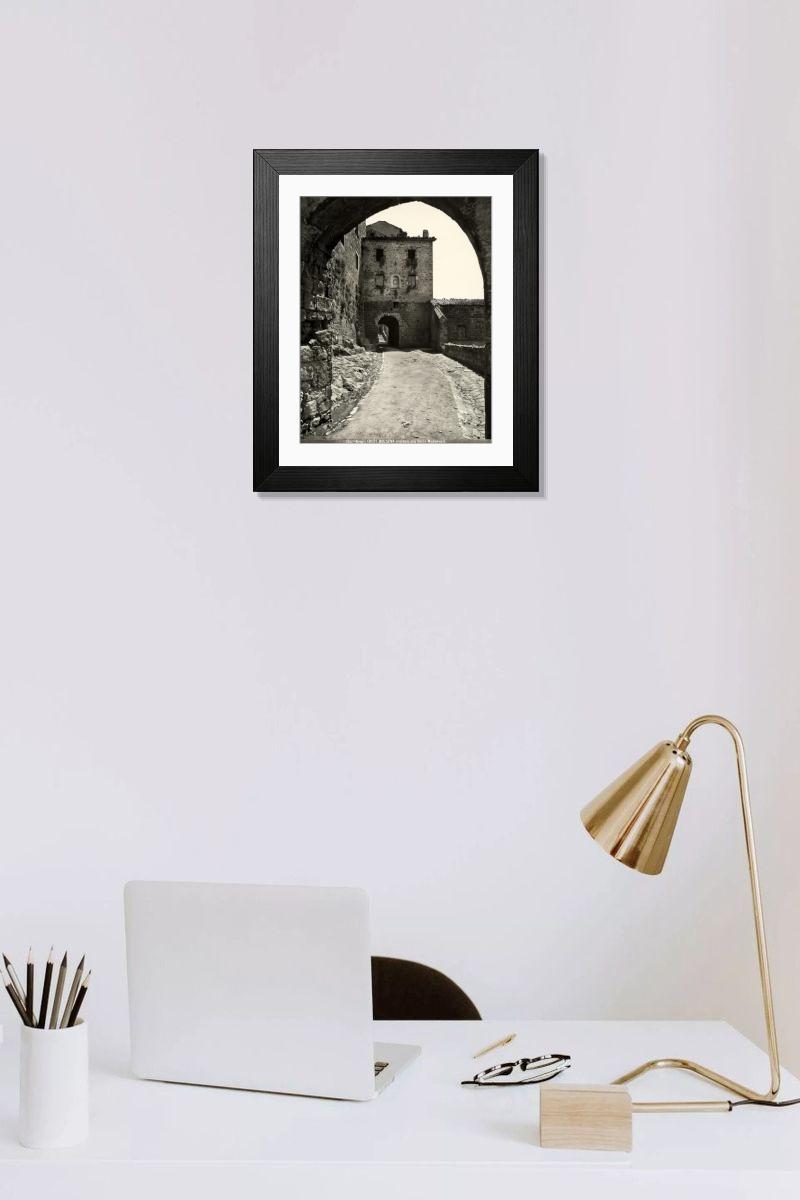 Shown hanging in a room: Modern 14"x12" (36x31cm)