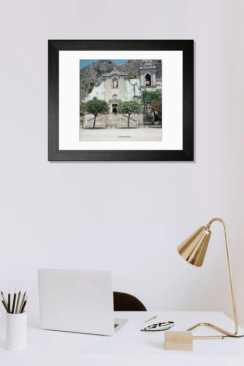 Shown hanging in a room: Modern 14"x12" (36x31cm)