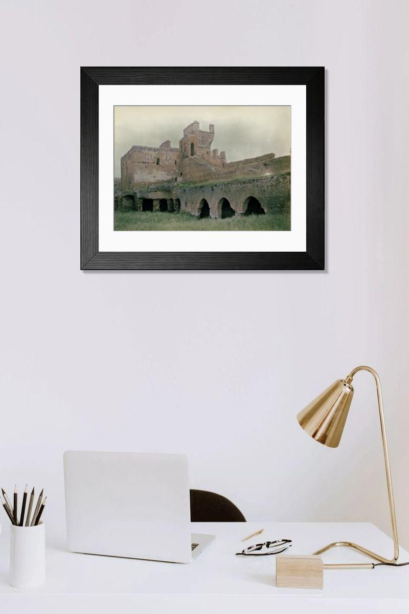 Shown hanging in a room: Modern 14"x12" (36x31cm)