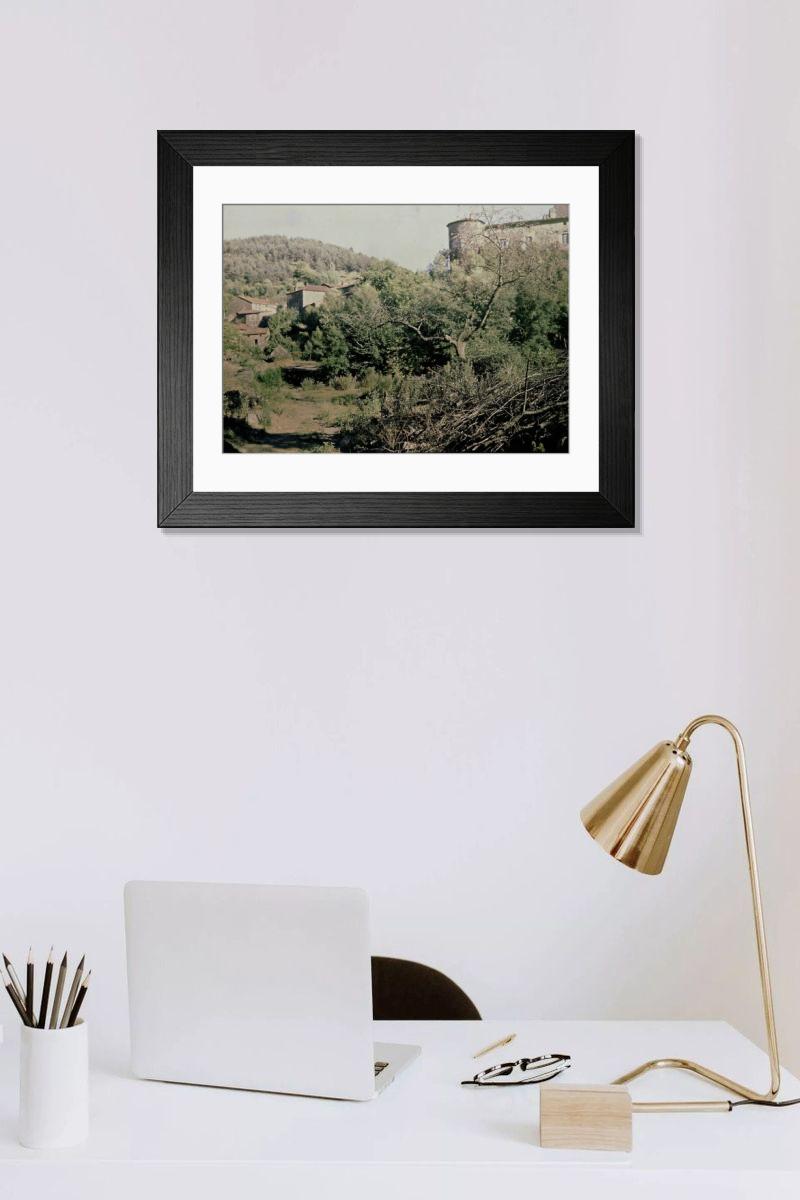 Shown hanging in a room: Modern 14"x12" (36x31cm)