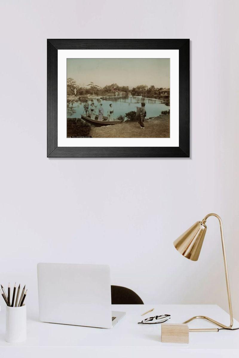 Shown hanging in a room: Modern 14"x12" (36x31cm)