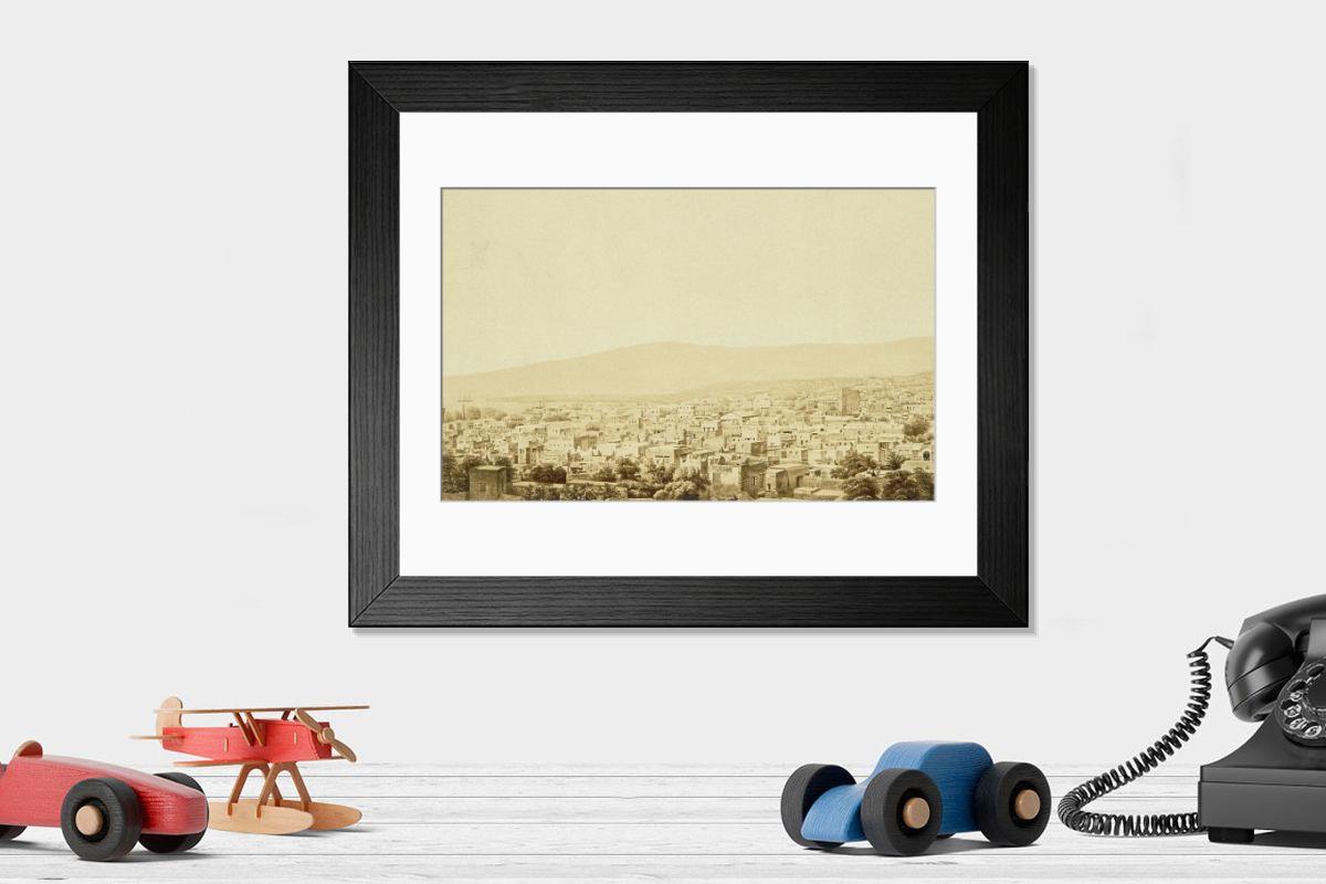 Shown hanging in a room: Modern 14"x12" (36x31cm)