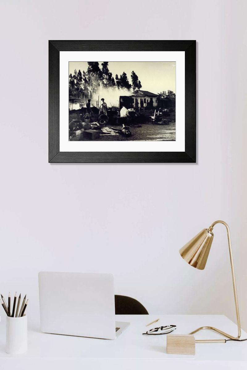 Shown hanging in a room: Modern 14"x12" (36x31cm)